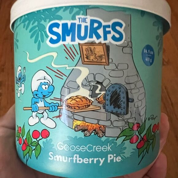 Goose Creek Limited Edition Smurfberry Pie 3 Wick Candle 14.5 Oz - Picture 1 of 8